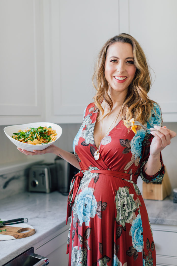 Blogger Eva Amurri shares her recipe for Sun-Dried Tomato and Goat Cheese Pantry Sauce