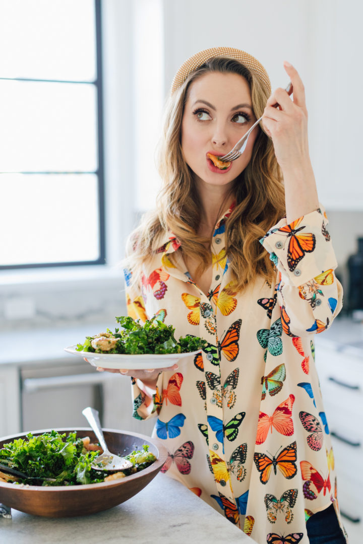 Blogger Eva Amurri shares her Apricot-Glazed Shrimp & Quinoa Salad Recipe