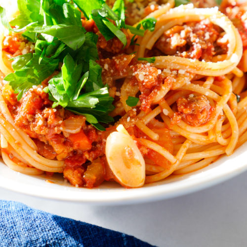 Eva Amurri shares a spaghetti bolognese recipe