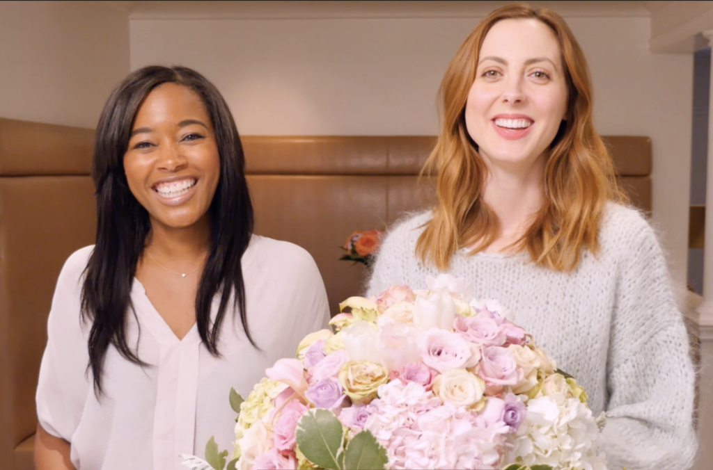 Eva Amurri shares a video tutorial for an Easter Floral Centerpiece