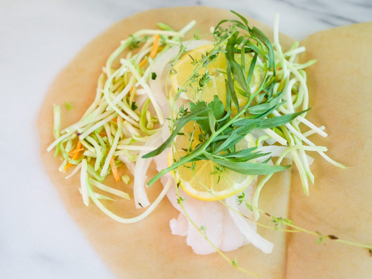 HerbSteamed Fish In Parchment Paper Happily Eva After