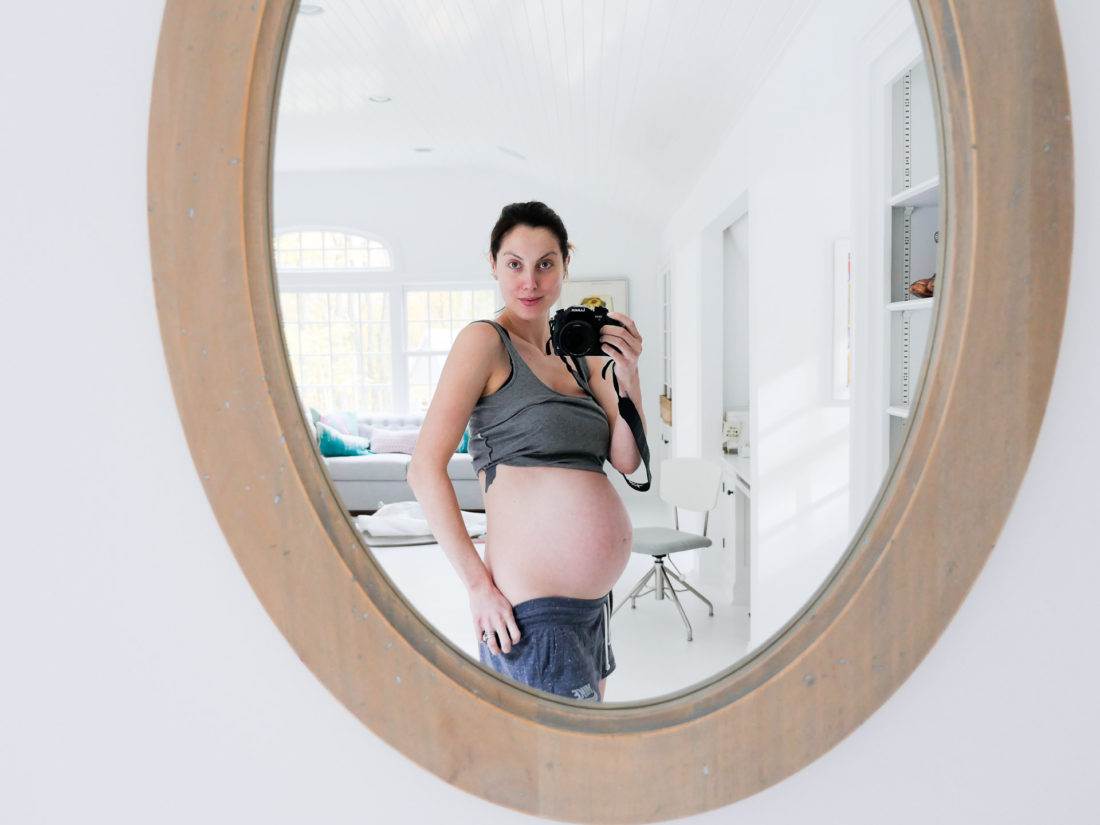 Eva Amurri Martino of lifestyle and motherhood blog Happily Eva After shares the pictures of her home birth with son Major James Martino on October 19th 2016