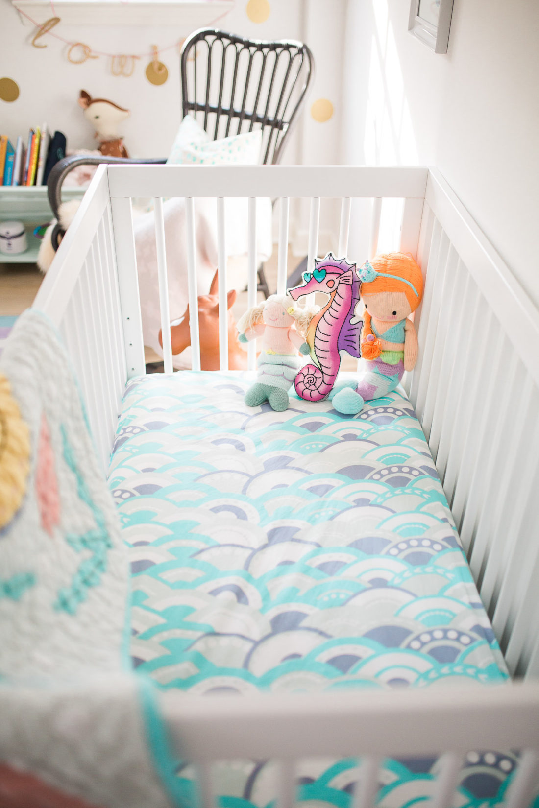 Marlowe Martino's bedroom, as designed by her mother Eva Amurri Martino of lifestyle and motherhood blog Happily Eva After