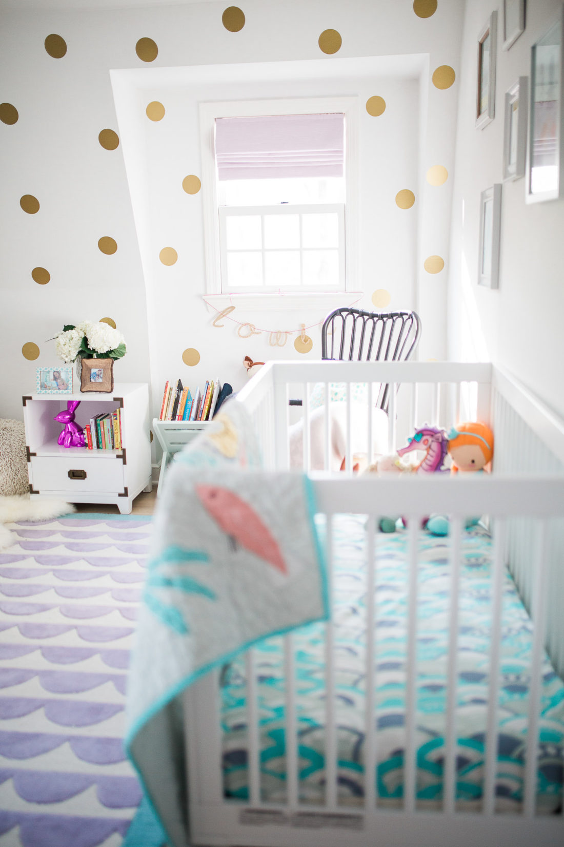 Marlowe Martino's bedroom, as designed by her mother Eva Amurri Martino of lifestyle and motherhood blog Happily Eva After