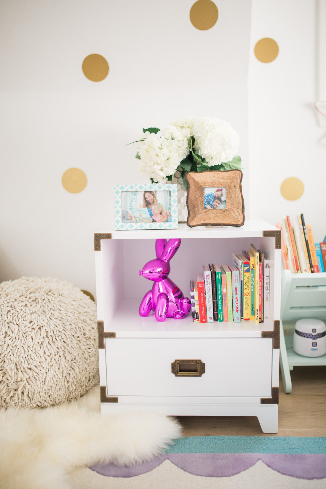 Marlowe Martino's bedroom, as designed by her mother Eva Amurri Martino of lifestyle and motherhood blog Happily Eva After