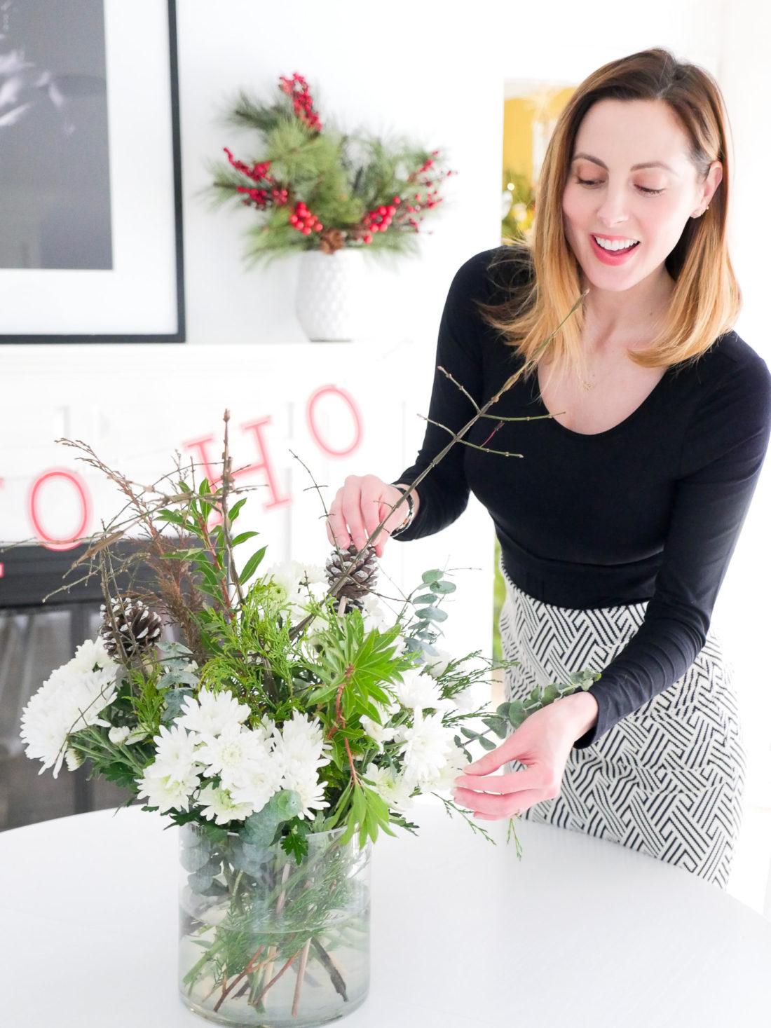 Eva Amurri Martino decorates her home for the Christmas Holiday