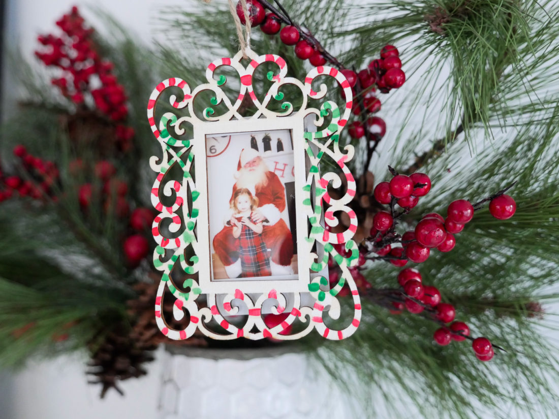 Eva Amurri Martino crafts DIY Holiday Photo ornaments