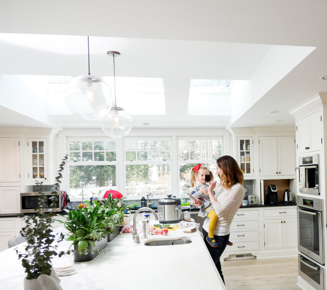 Eva Amurri Martino documents her chicken soup cooking experience with daughter Marlowe using the Fujifilm instax mini 70 instant film