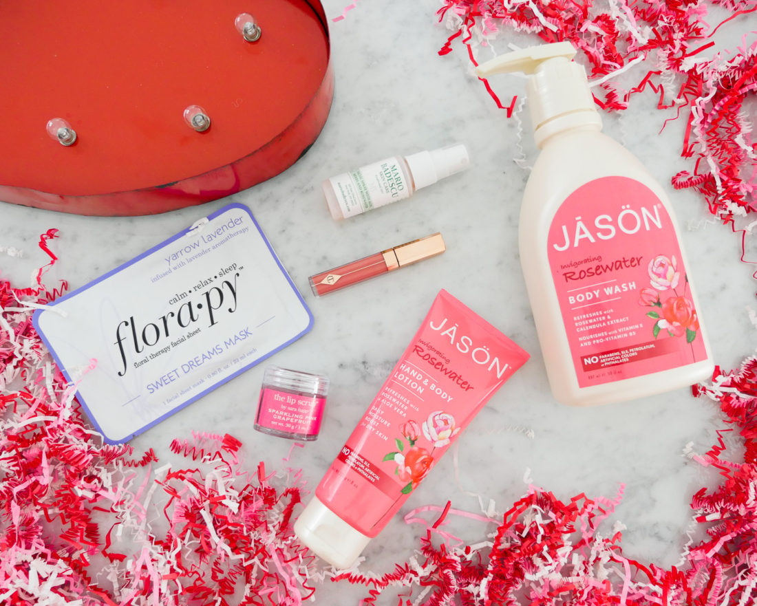 Eva Amurri Martino shares her roundup of monthly beauty products for february with a Valentine's Day theme