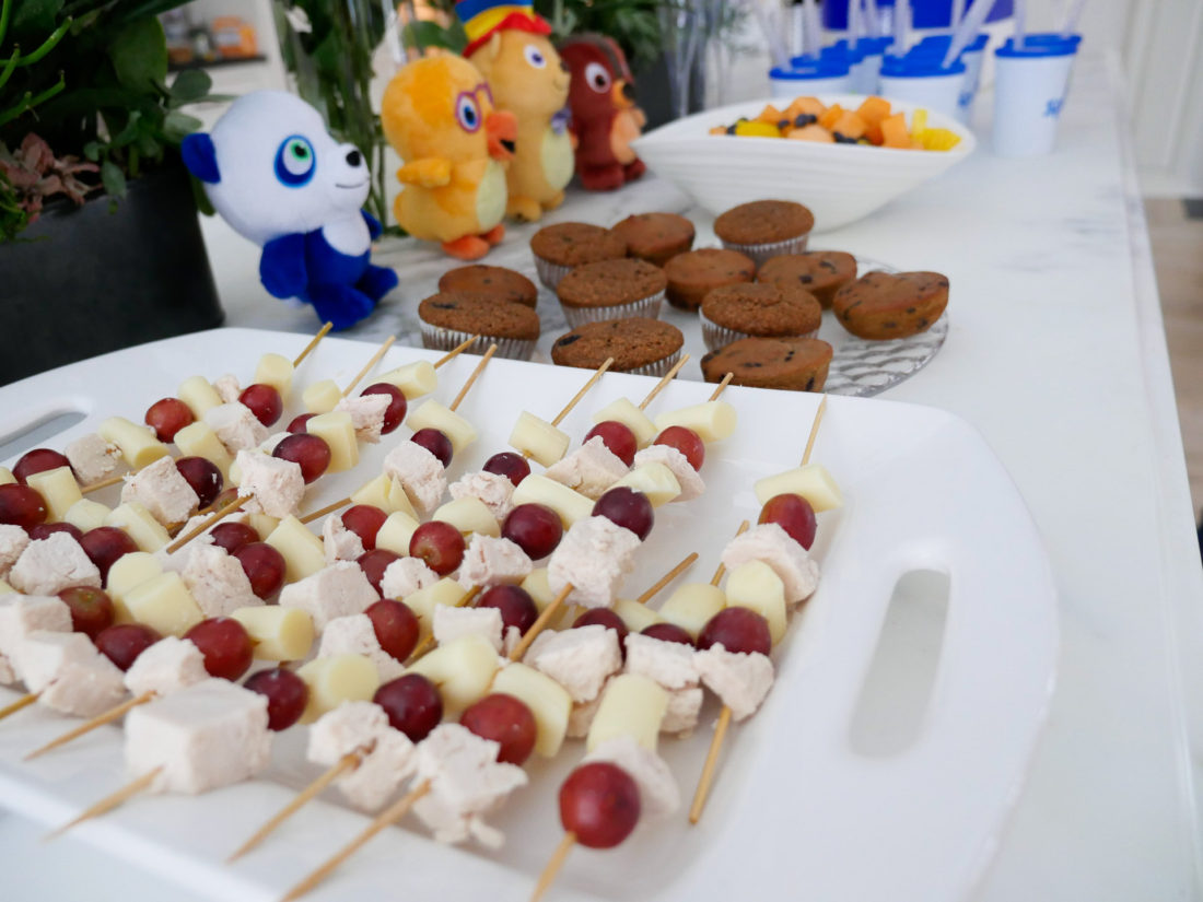 Food selections at Eva Amurri Martino's kids party for the season premiere of Ruff-Ruff, Tweet and Dave
