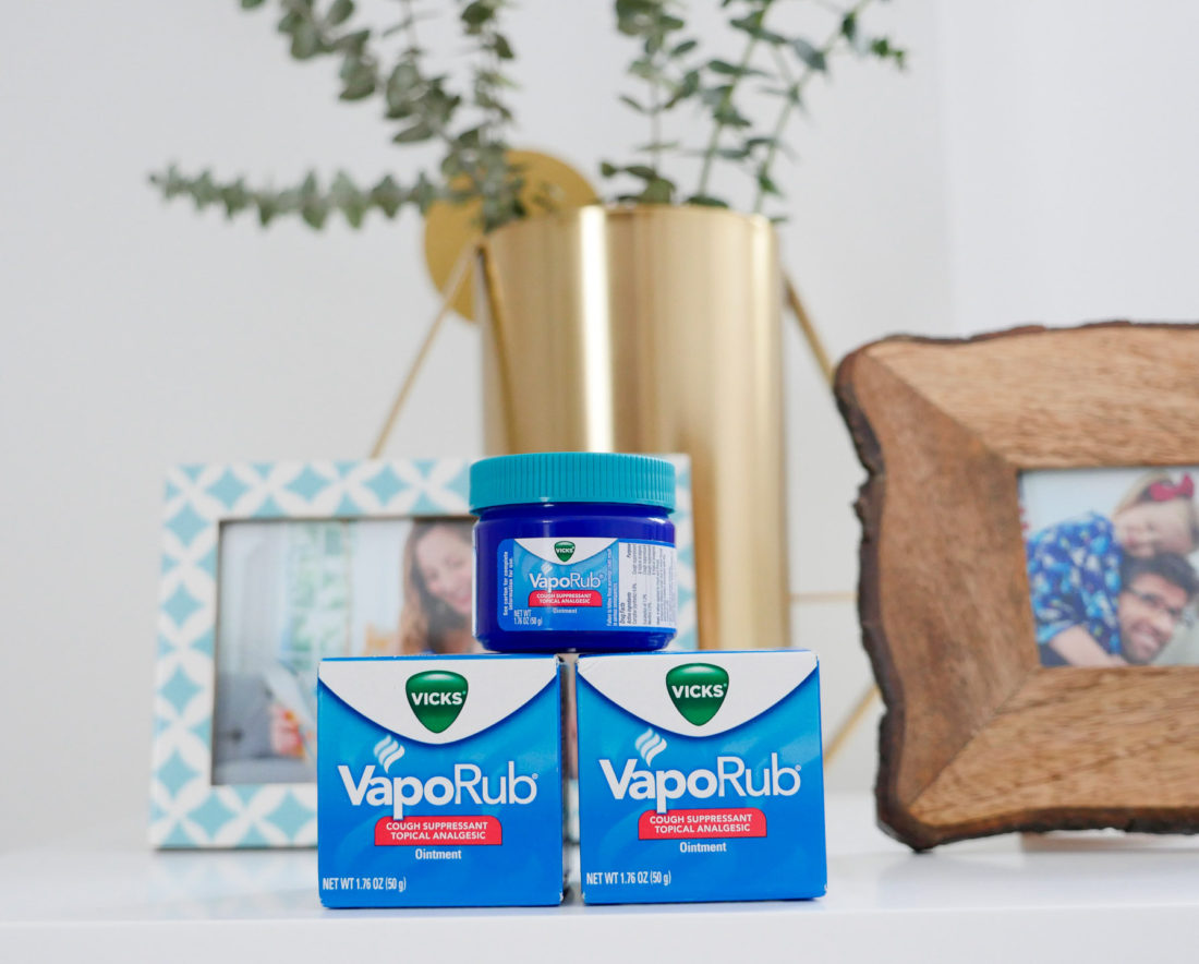 Vicks VapoRub sits on the side table in Marlowe's room