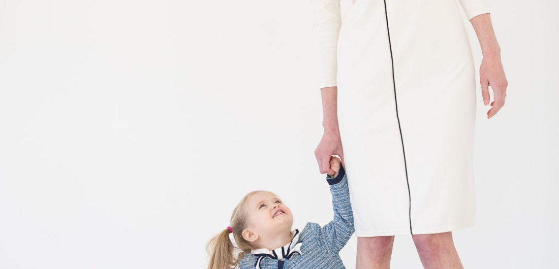 Eva Amurri Martino holds daughter Marlowe's hand while she uses the potty