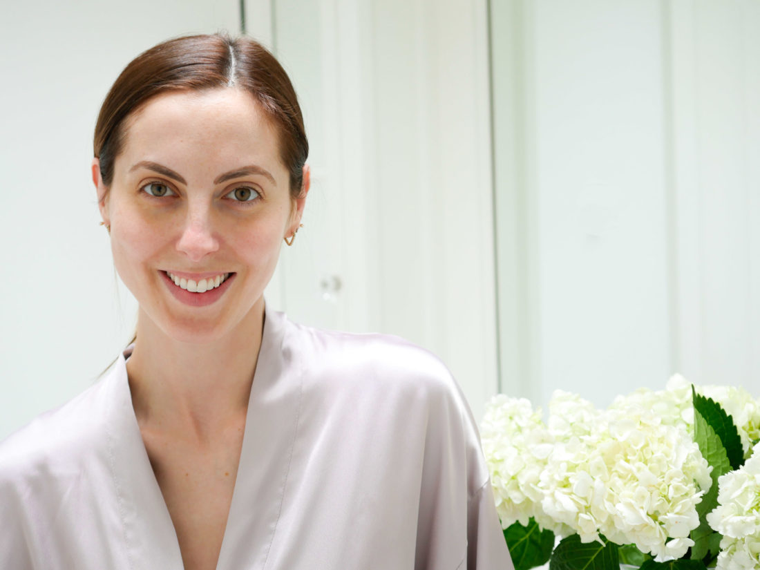 Eva Amurri Martino shows her bare skin before the 30 day SKII Facial Treatment Essence challenge