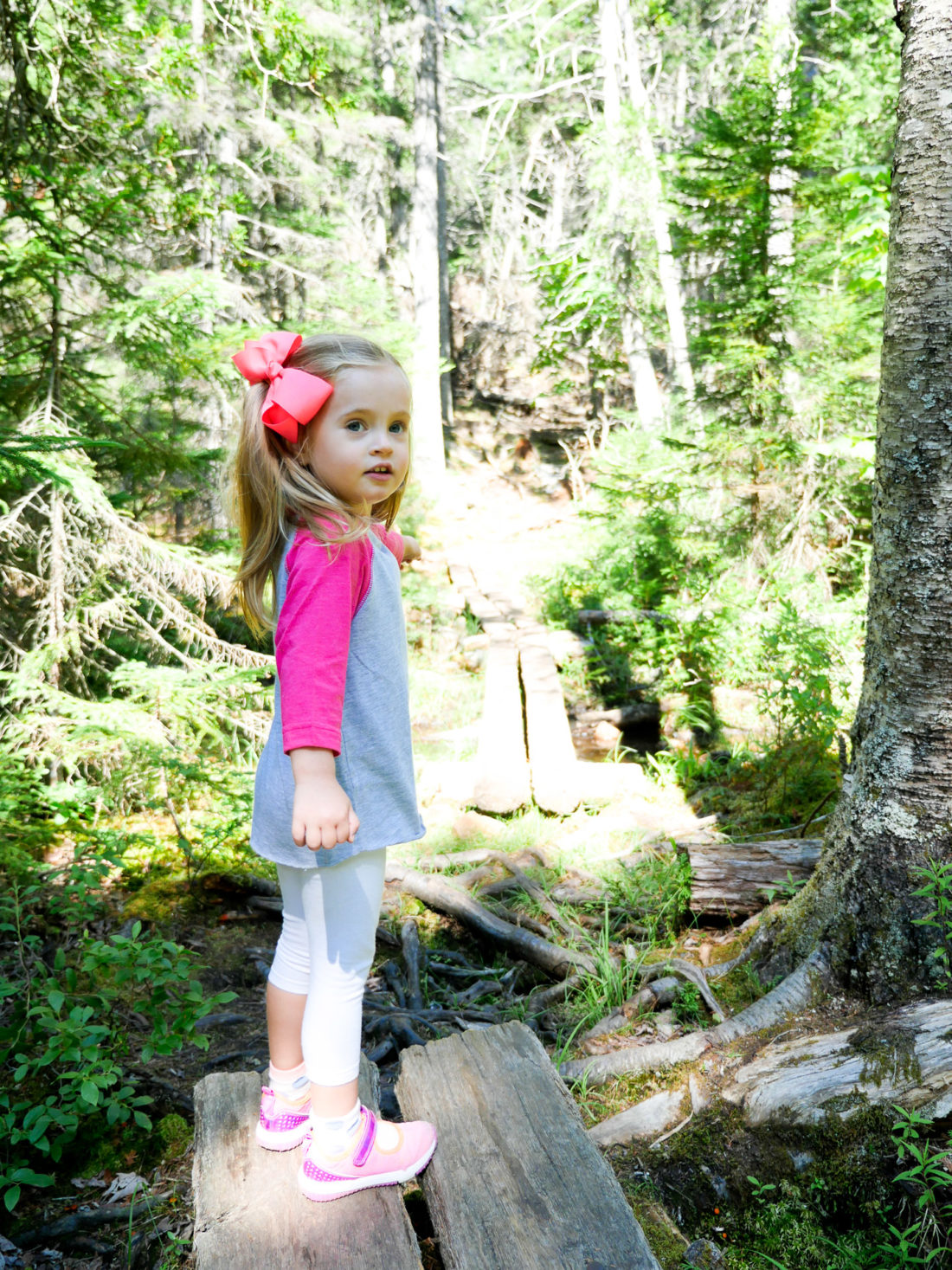 Marlowe Martino hikes in Acadia National Park