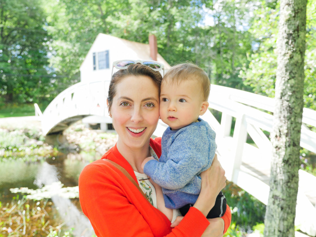 Eva Amurri Martino embraces 9 month old son, Major