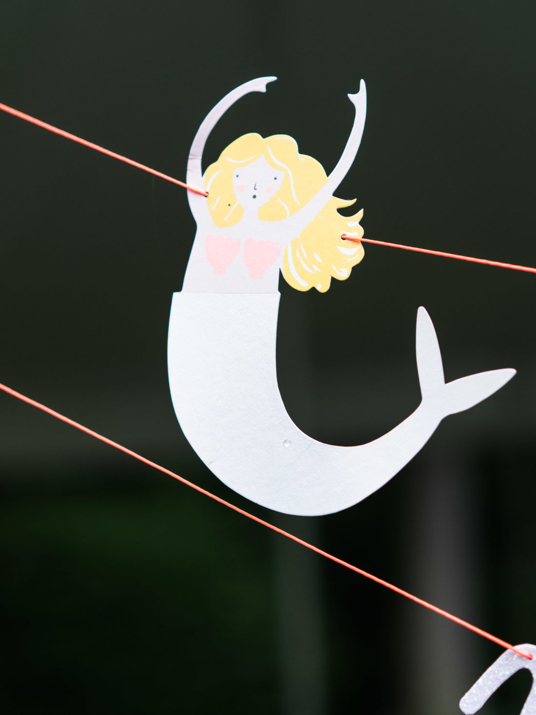 Eva Amurri Martino decorates the backyard of her Connecticut home for daughter Marlowe's 3rd birthday party with a Sharks vs. Mermaids theme