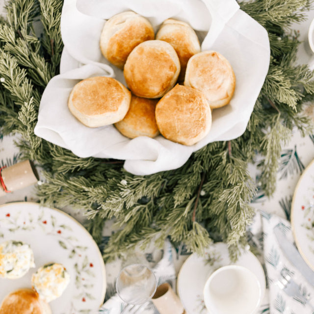 Eva Amurri shares the decor and details of her grandmother's christmas china as part of her christmas day brunch