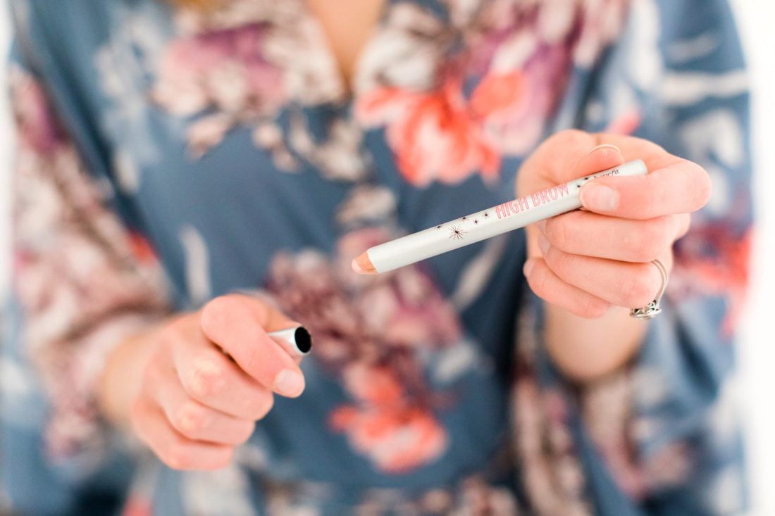 Eva Amurri Martino applies a highlighter pencil as part of her Photo Shoot Makeup tutorial