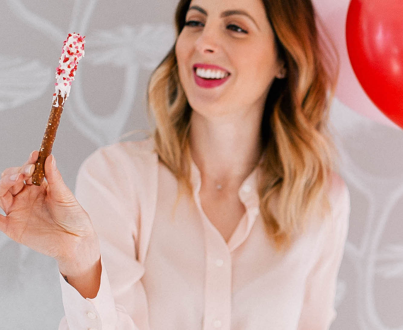 Eva Amurri shares a cute Valentine's Day DIY for Chocolate Pretzel Cupid Arrows