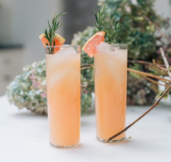 Eva Amurri Martino shares her recipe for a rosemary grapefruit cocktail