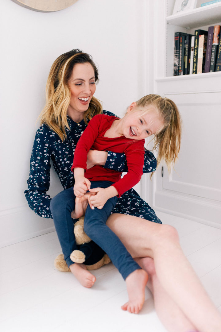 Eva Amurri Martino laughing with her daughter Marlowe