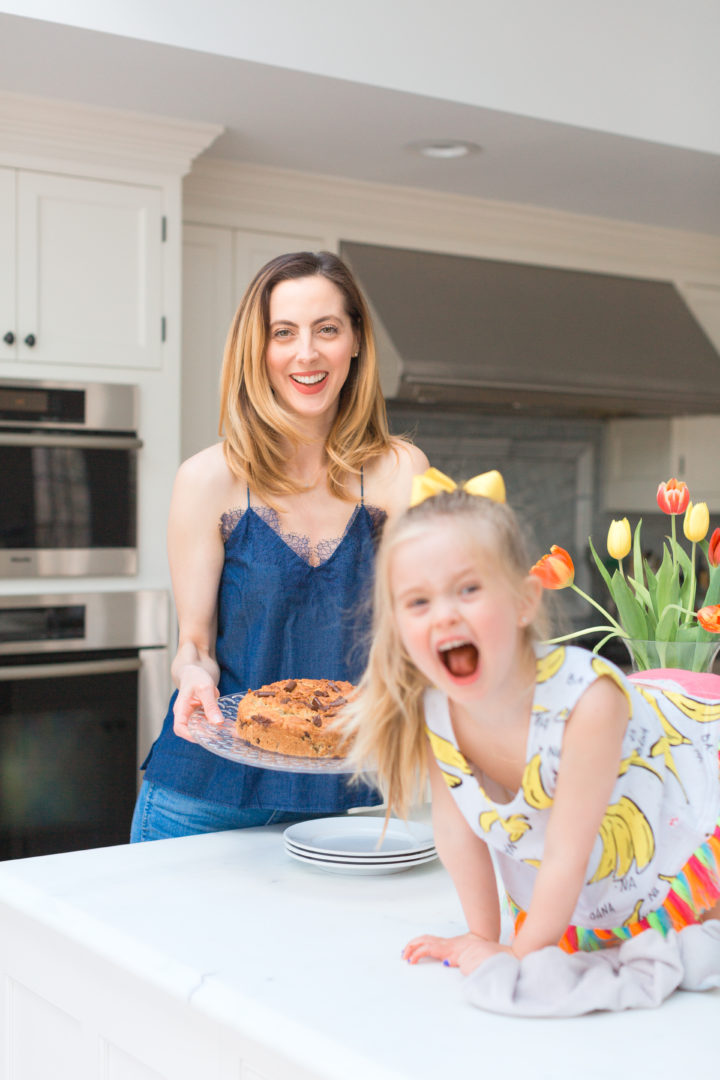 Eva Amurri Martino serves her kids dairy free banana bread