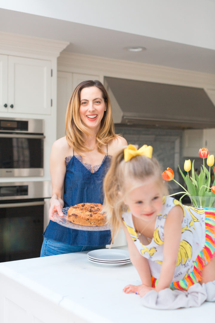 Eva Amurri Martino serves her kids dairy free banana bread