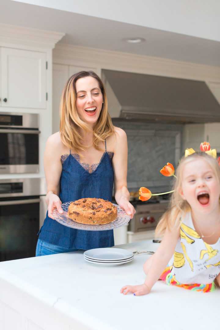 Eva Amurri Martino serves her kids dairy free banana bread