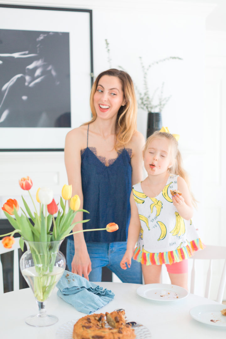 Eva Amurri Martino serves her kids dairy free banana bread