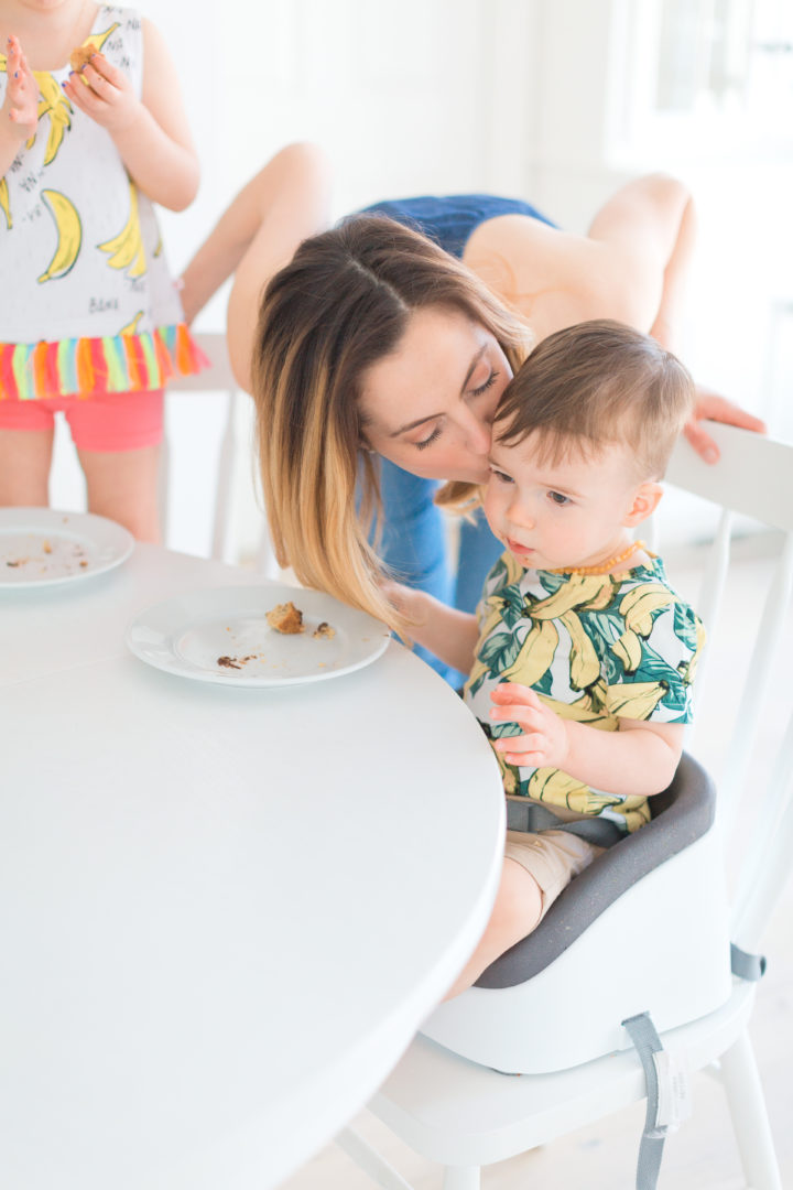 Eva Amurri Martino kisses her son Major