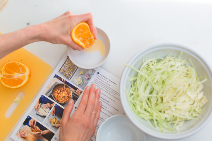 Eva Amurri Martino makes Blue Apron Chorizo Tacos.