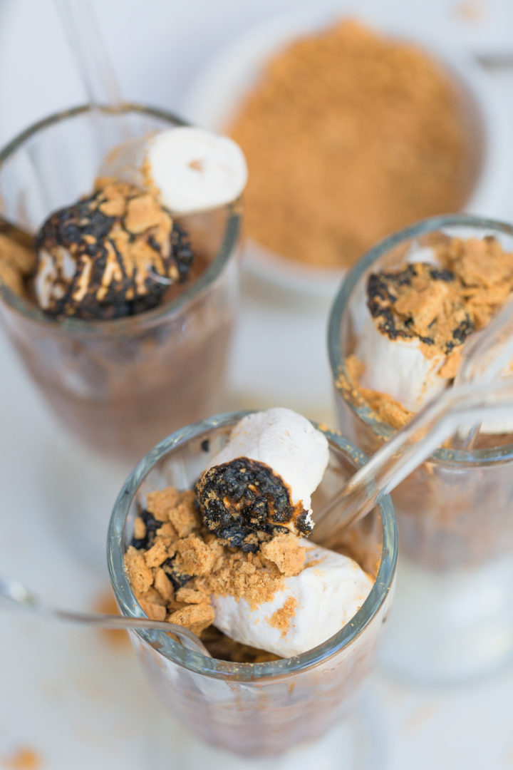 Eva Amurri Martino prepares to make Smores Sundaes at her Connecticut home