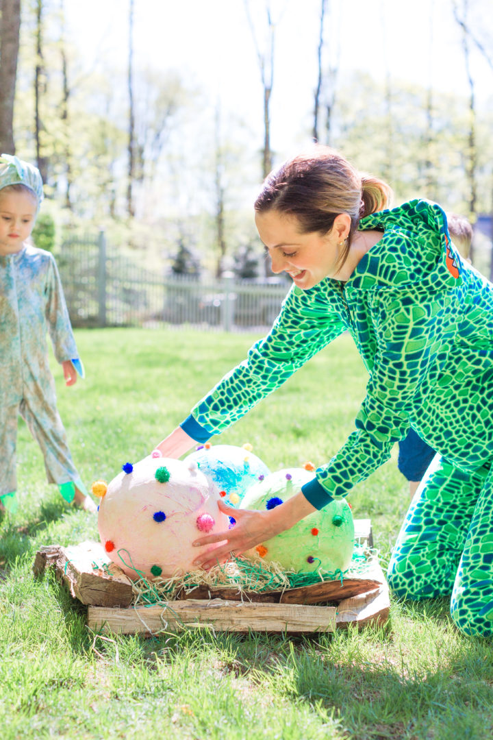 How to Make a Dinosaur Pinata - GiggleFish Creations