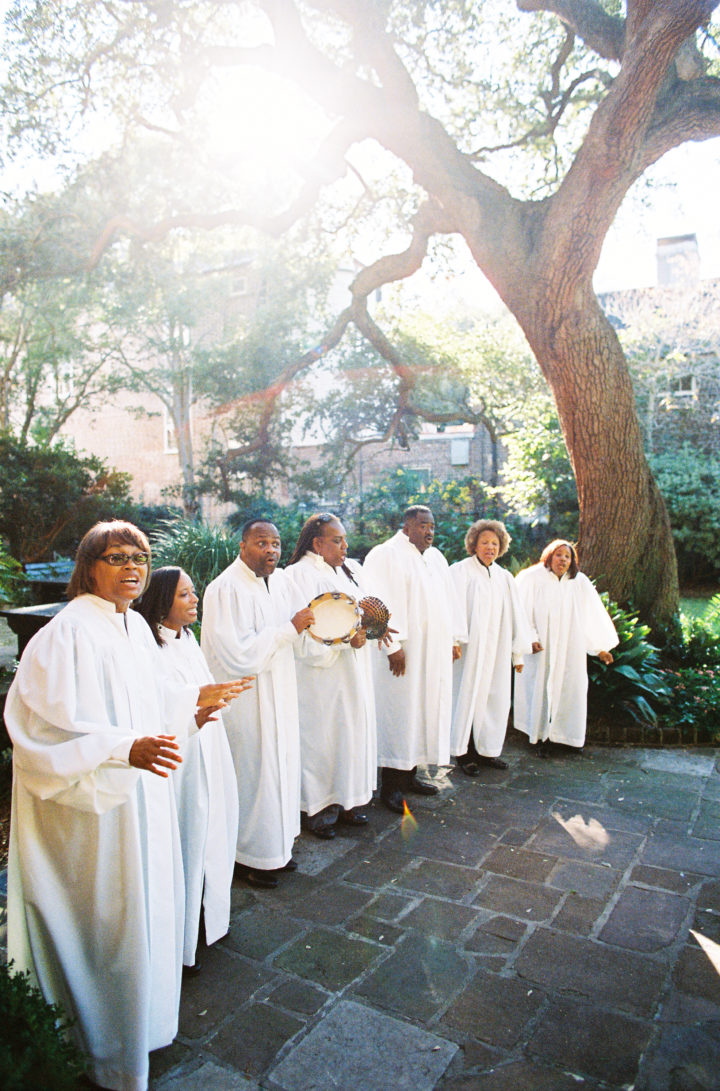 The Gospel Choir at Eva Amurri Martino's Charleston wedding