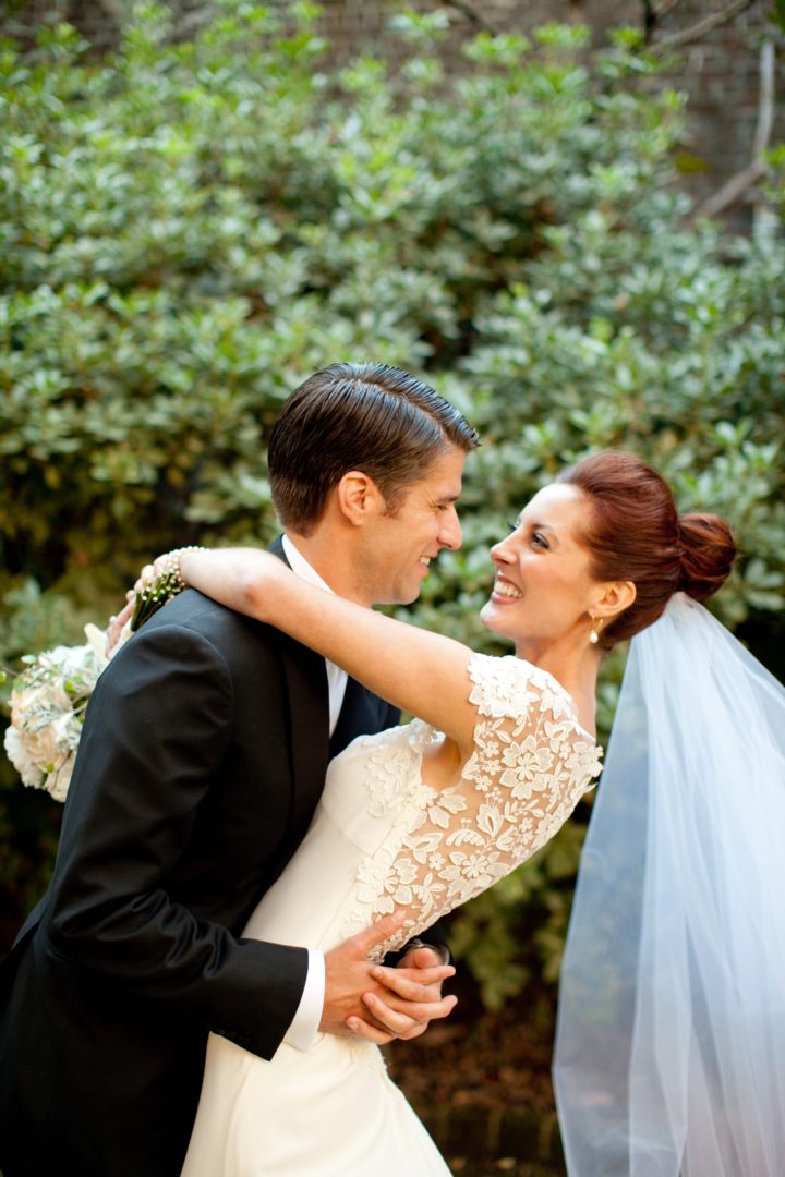 Eva Amurri Martino and Kyle Martino at their Charleston wedding