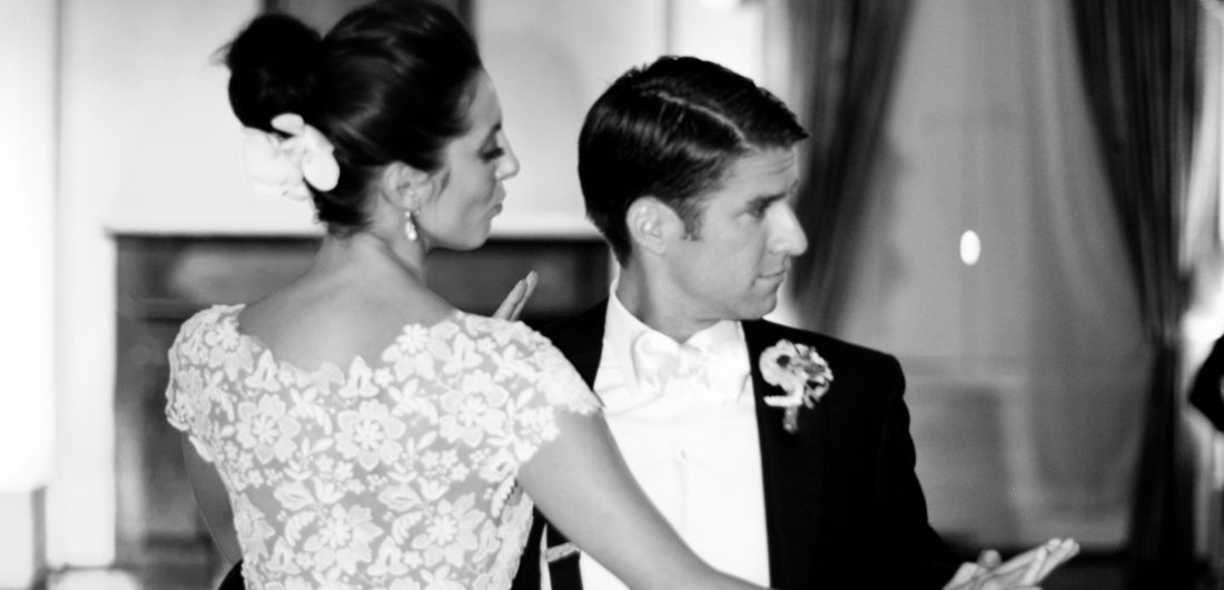 Eva Amurri Martino and her husband Kyle dancing at their wedding in Charleston