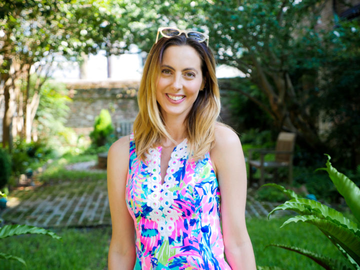 Eva Amurri Martino smiles happily at the site of her 2011 wedding to Kyle Martino in Charleston.