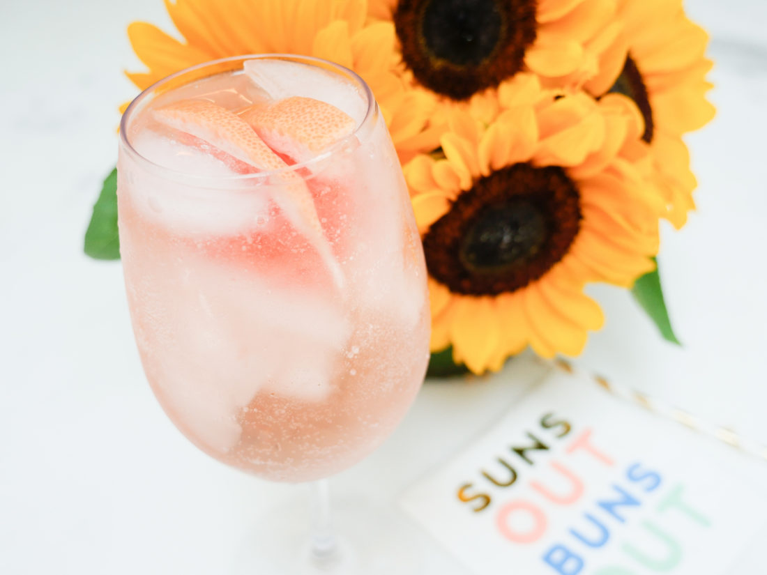 Eva Amurri Martino shares her recipe for a Rose and grapefruit spritzer