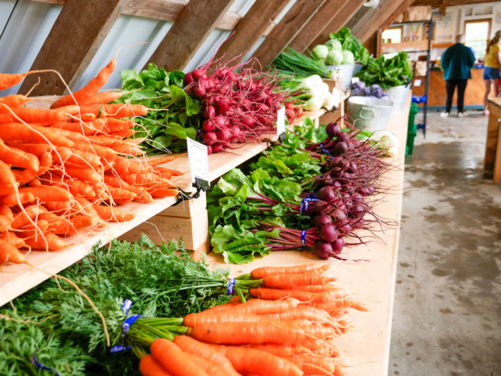 Veggies for days in Bar Harbor, ME.