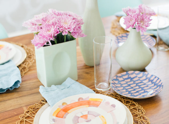 Eva Amurri Martino shares her way of remixing your wedding china for a fresh look