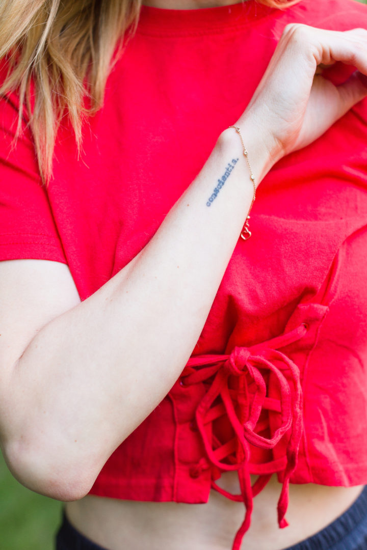 Eva Amurri Martino shows off her tattoos and the meanings behind them