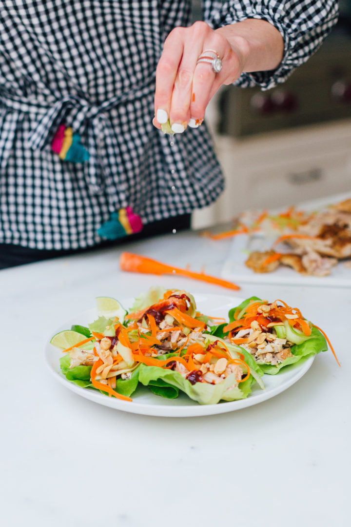 Eva Amurri Martino shares her recipe for Asian Lettuce Wraps