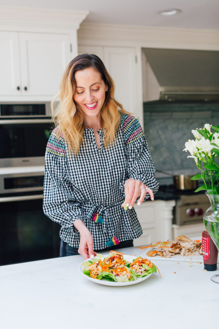 Eva Amurri Martino shares her recipe for Asian Lettuce Wraps