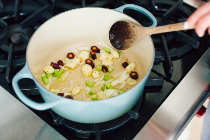 Eva Amurri Martino shares her cheat recipe for chicken soup with rotisserie chicken