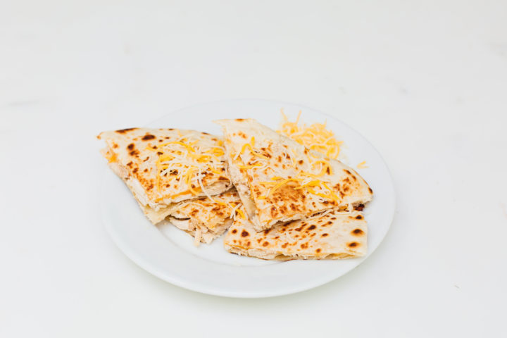 Eva Amurri Martino shares her recipe for Chicken Quesadillas using rotisserie chicken