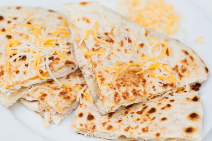 Eva Amurri Martino shares her recipe for Chicken Quesadillas using rotisserie chicken