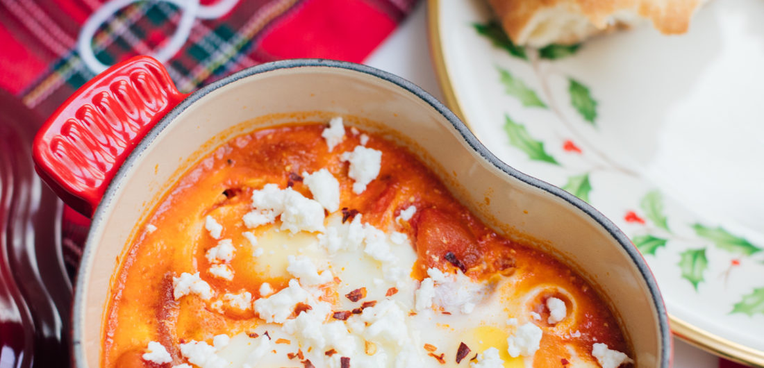 Eva Amurri Martino shares her recipe for Baked Eggs Fra Diavolo