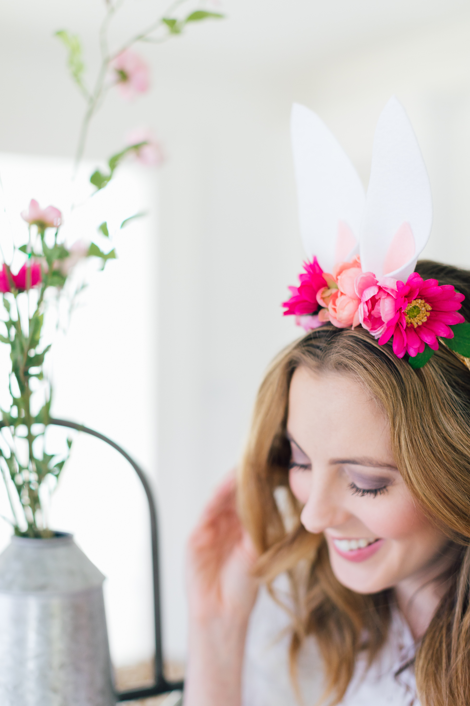 DIY Floral Bunny Ears