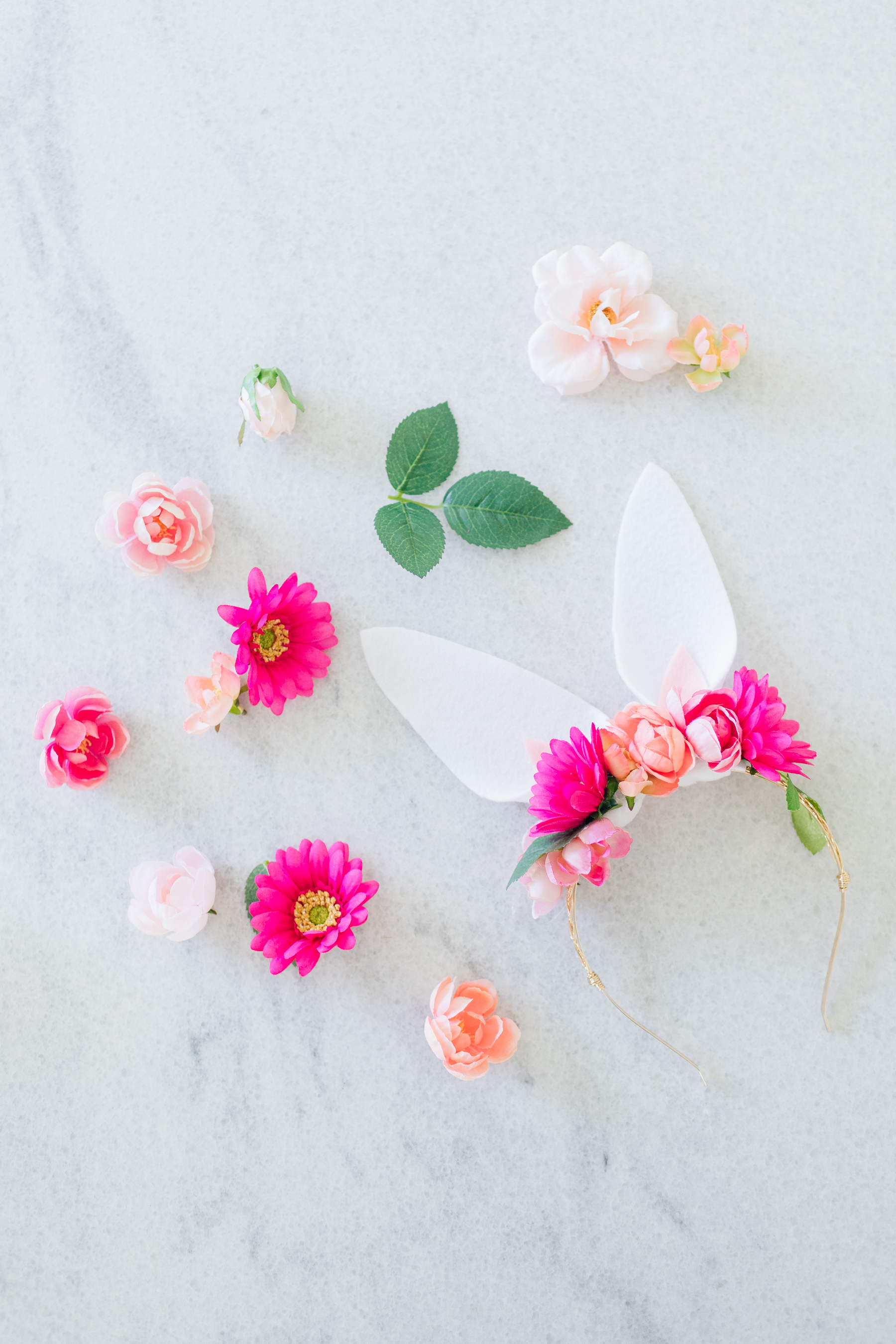 DIY Floral Bunny Ears