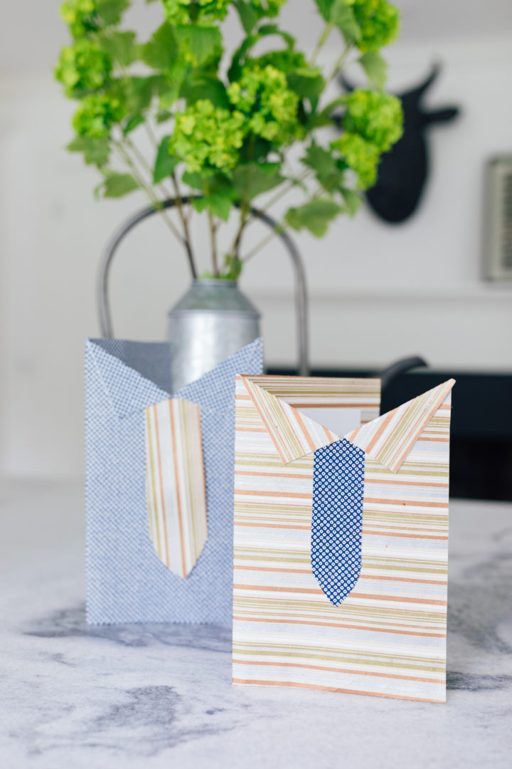 Eva Amurri shares her DIY Shirt & Tie Cards for Father's Day